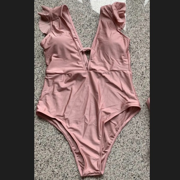 Other - Brand new !! tan one piece  swimsuit